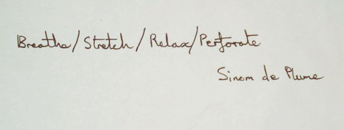 Artist Under Attack Note signature